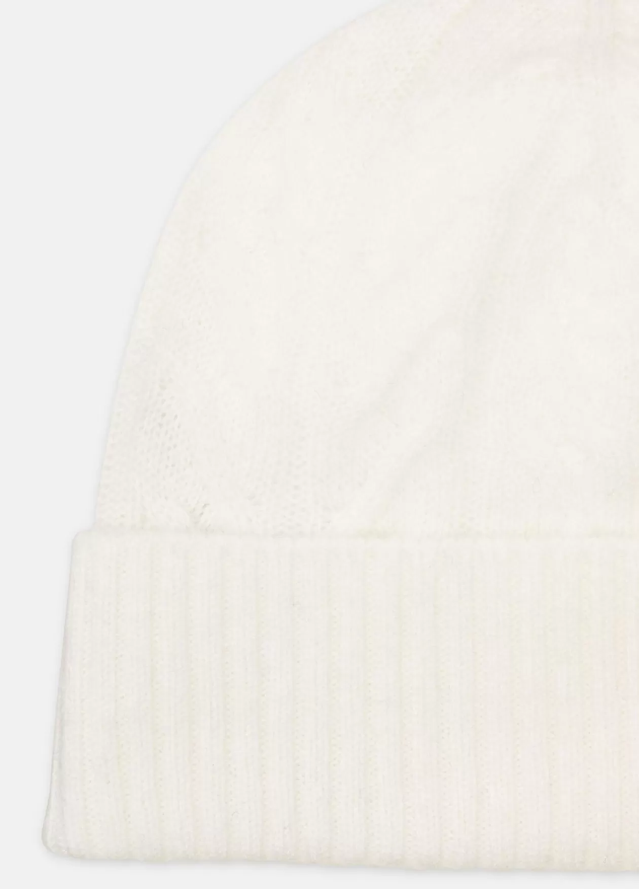 Shop Vince Baby Cashmere Cable Beanie off white