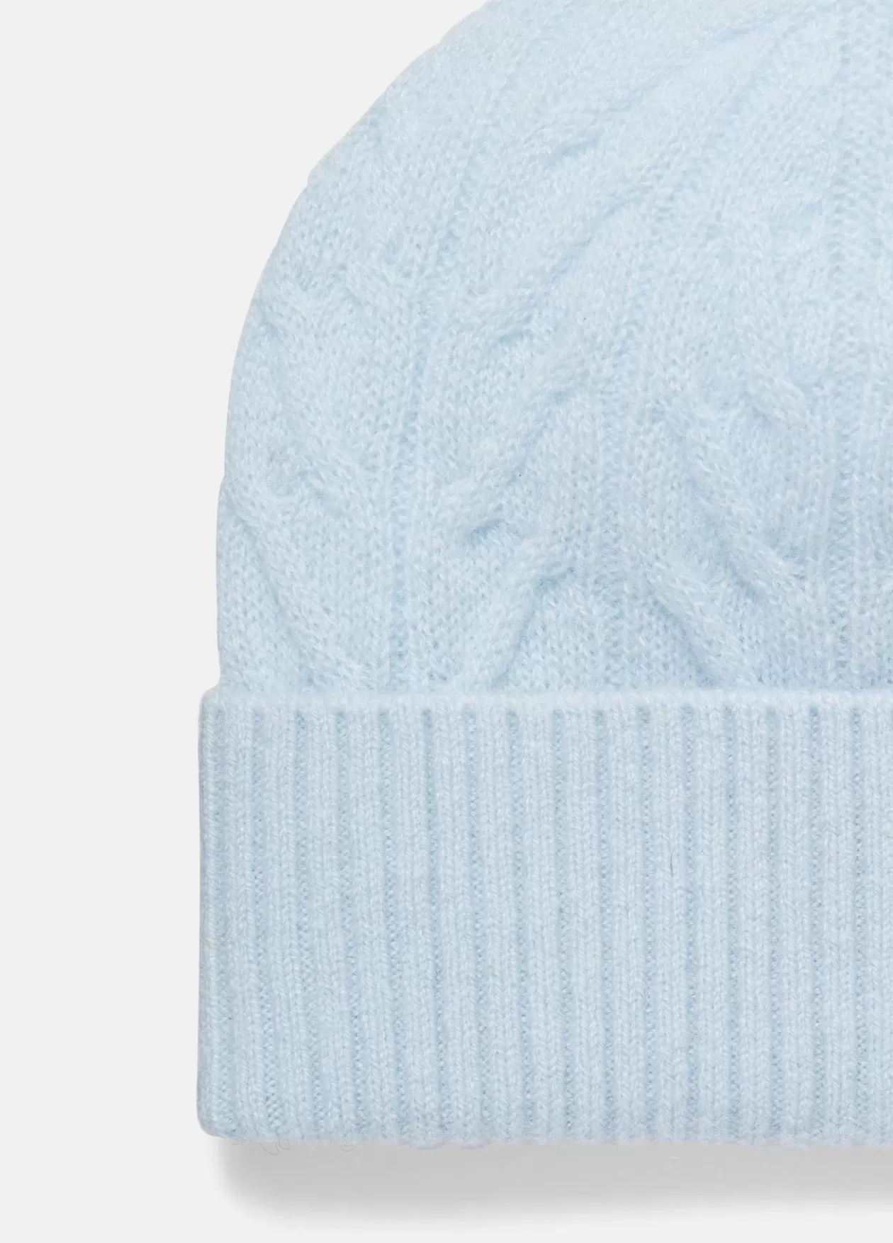 Flash Sale Vince Baby Cashmere Cable Beanie powder blue