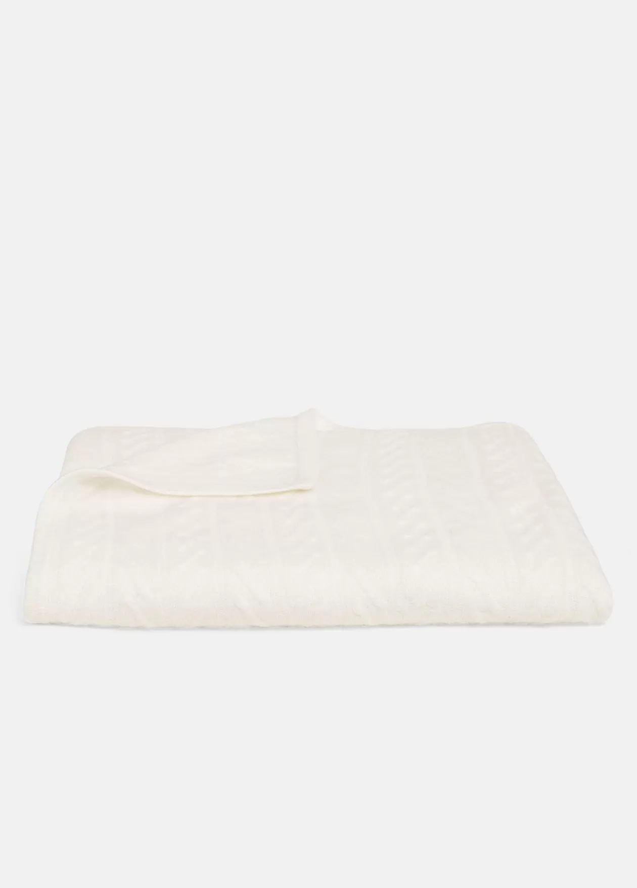 Sale Vince Baby Cashmere Cable Blanket off white