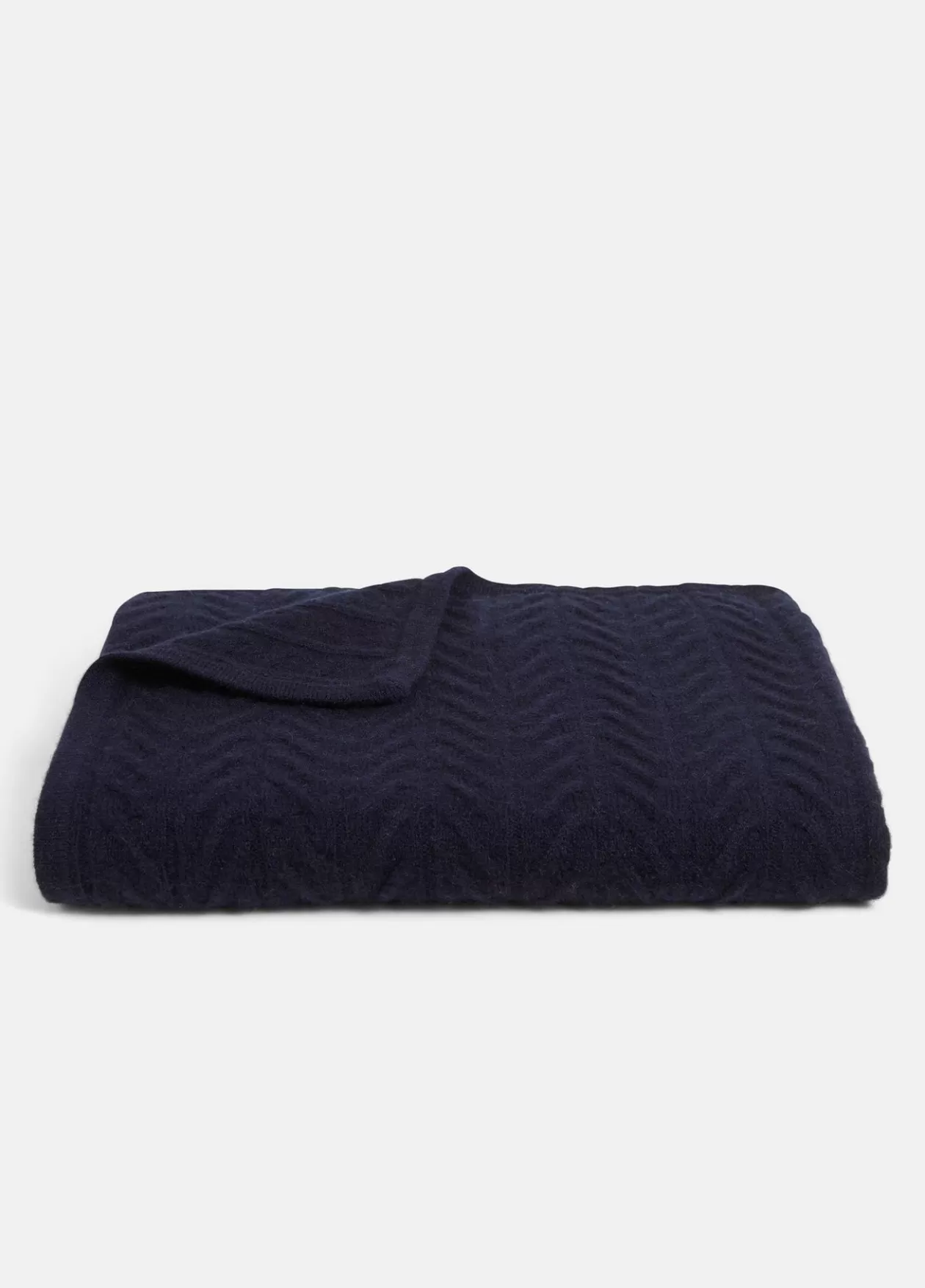 Fashion Vince Baby Cashmere Cable Blanket coastal blue