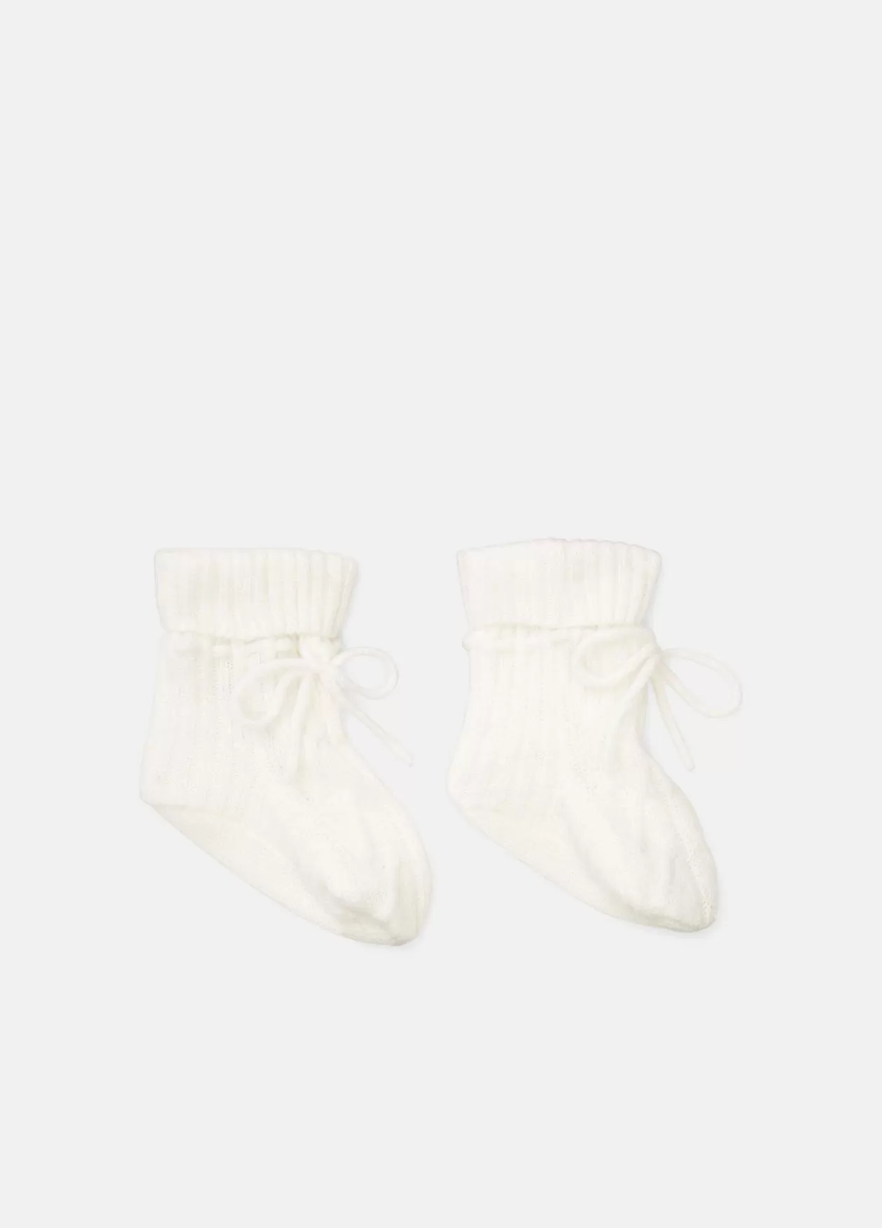 Best Vince Baby Cashmere Cable Booties off white