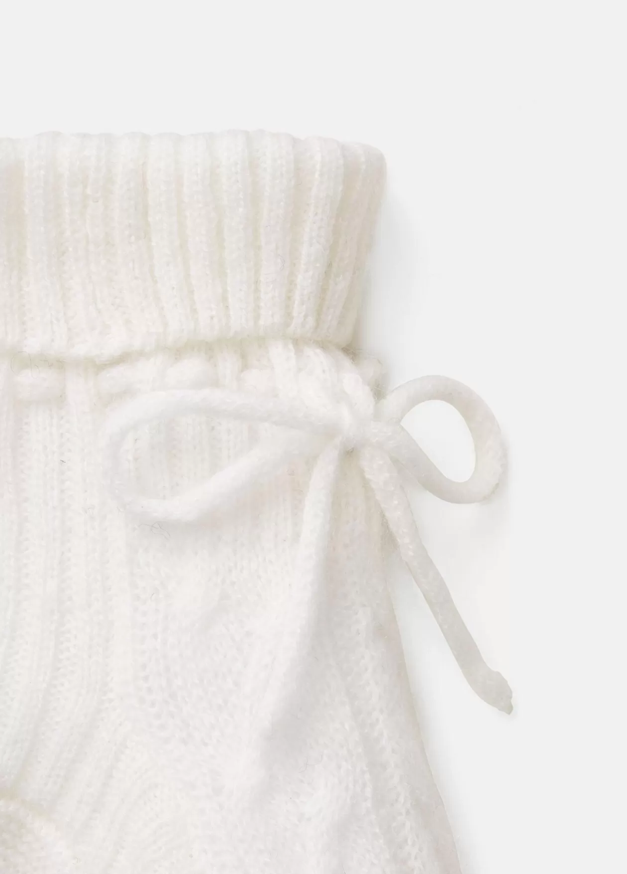 Best Vince Baby Cashmere Cable Booties off white