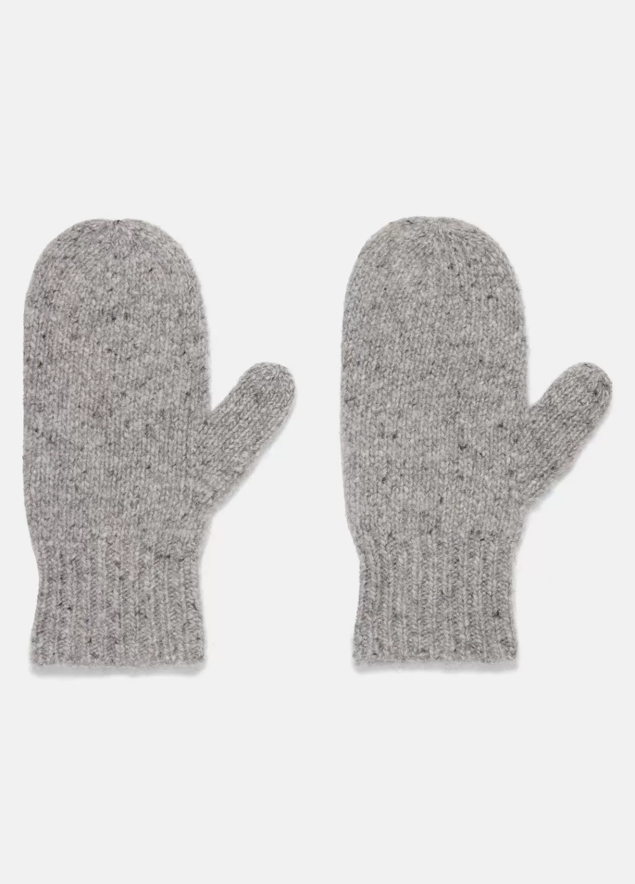 Shop Vince Cashmere Donegal Mitten medium grey