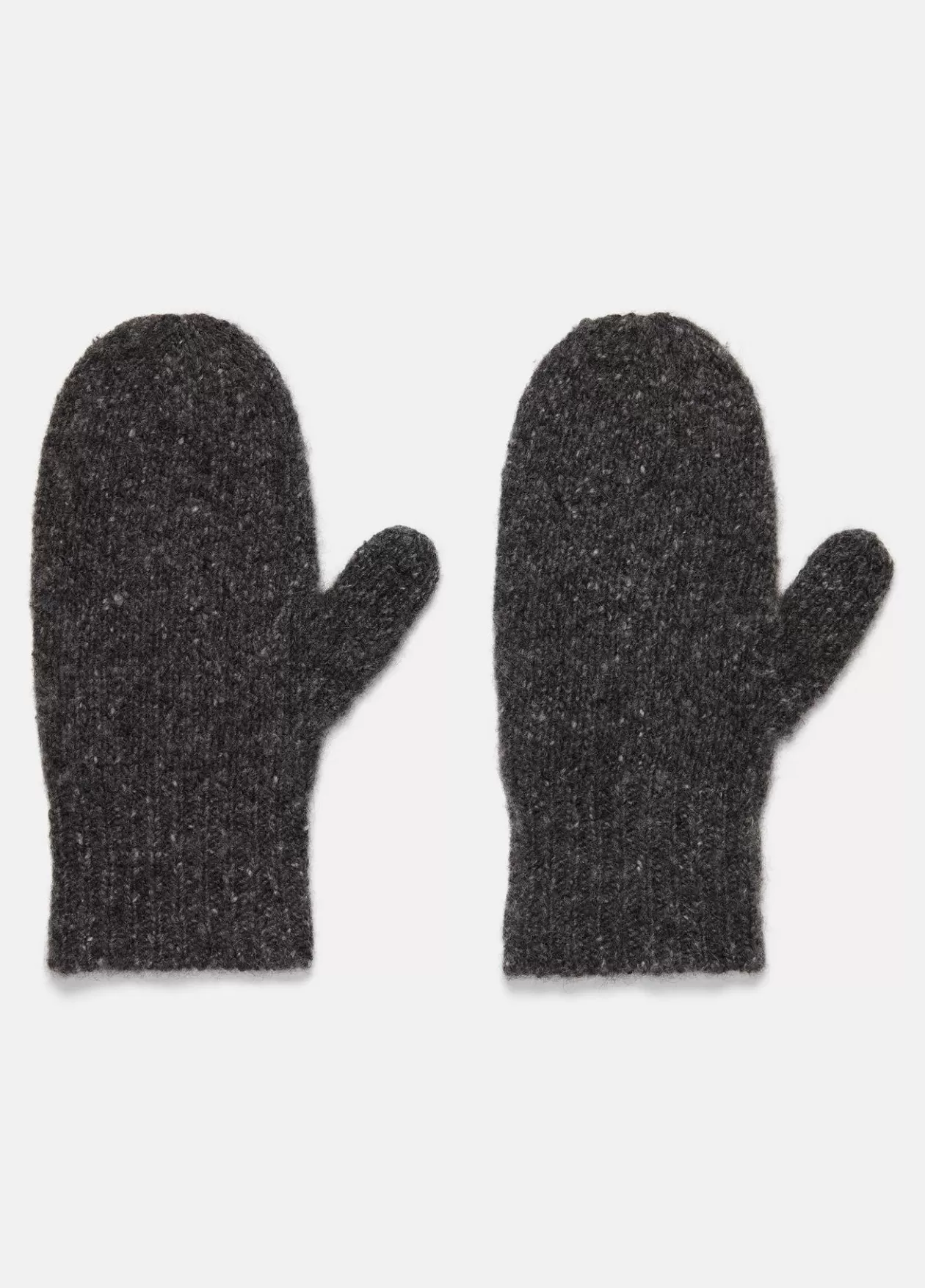 Sale Vince Cashmere Donegal Mitten charcoal