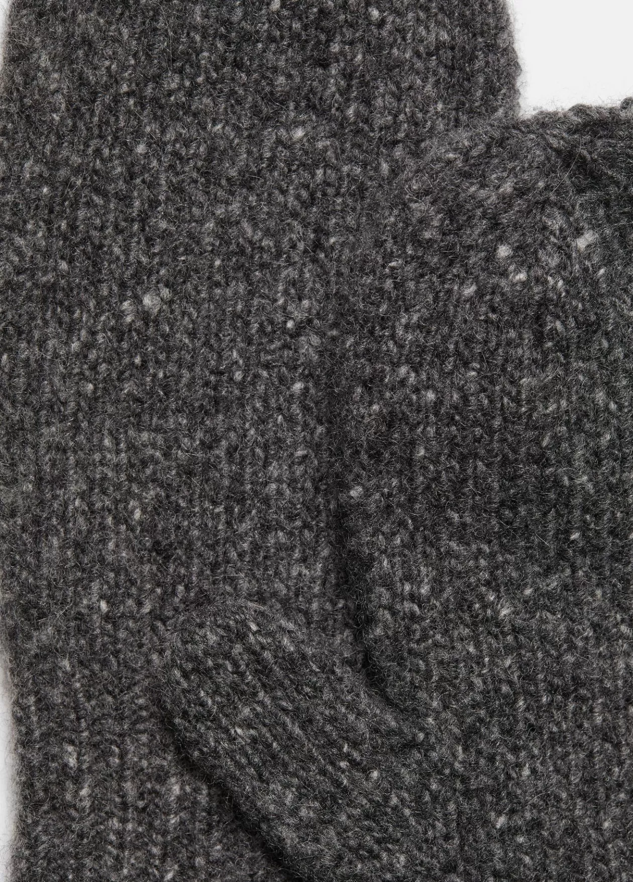 Sale Vince Cashmere Donegal Mitten charcoal