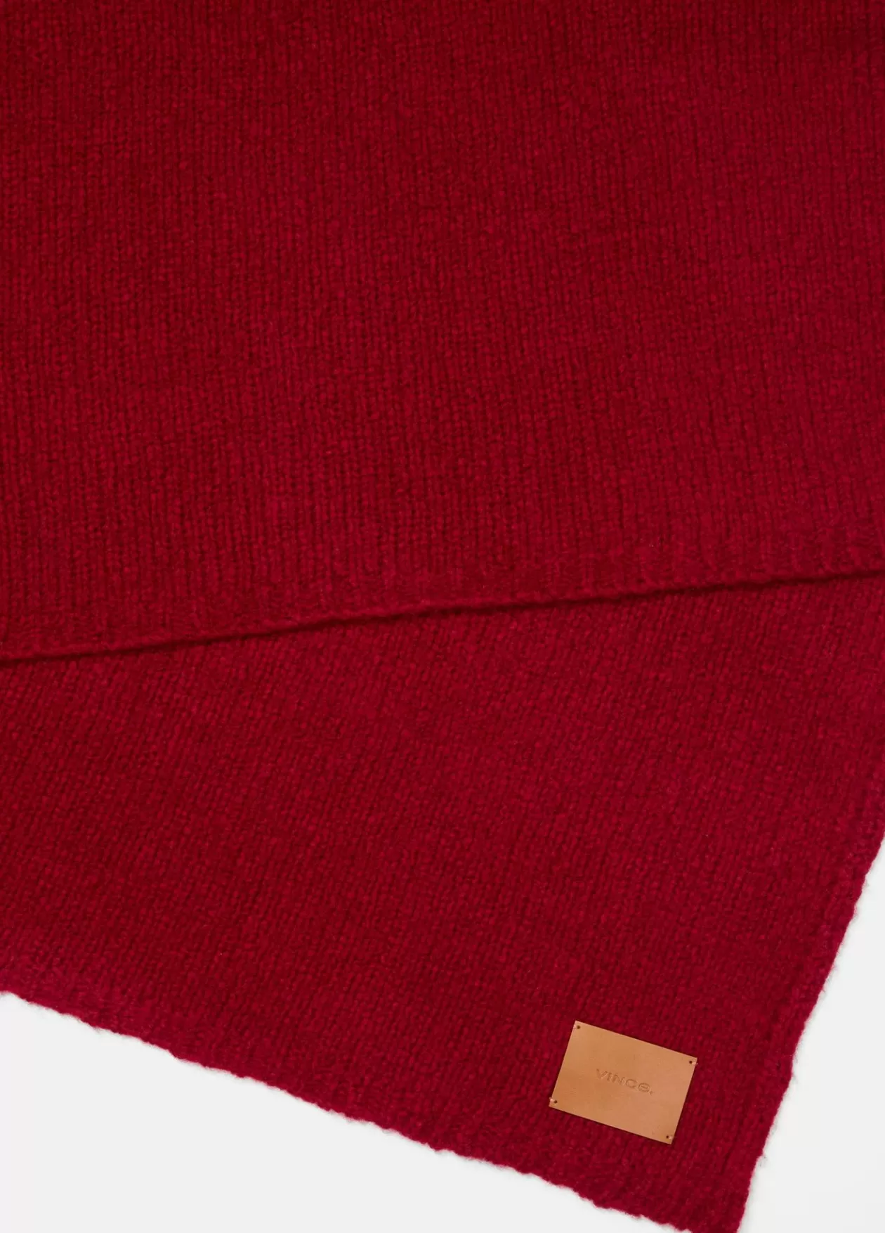 Hot Vince Cashmere-Silk Jersey Throw ruby