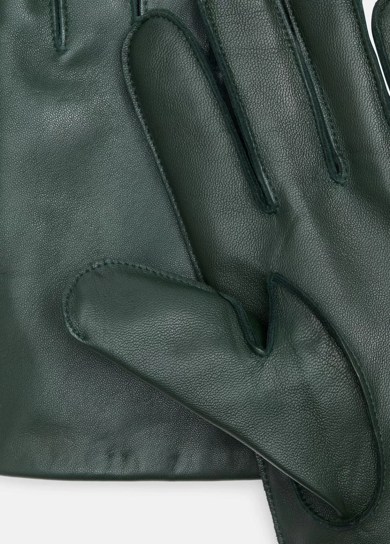 Flash Sale Vince Classic Cashmere-Lined Leather Glove deep hunter