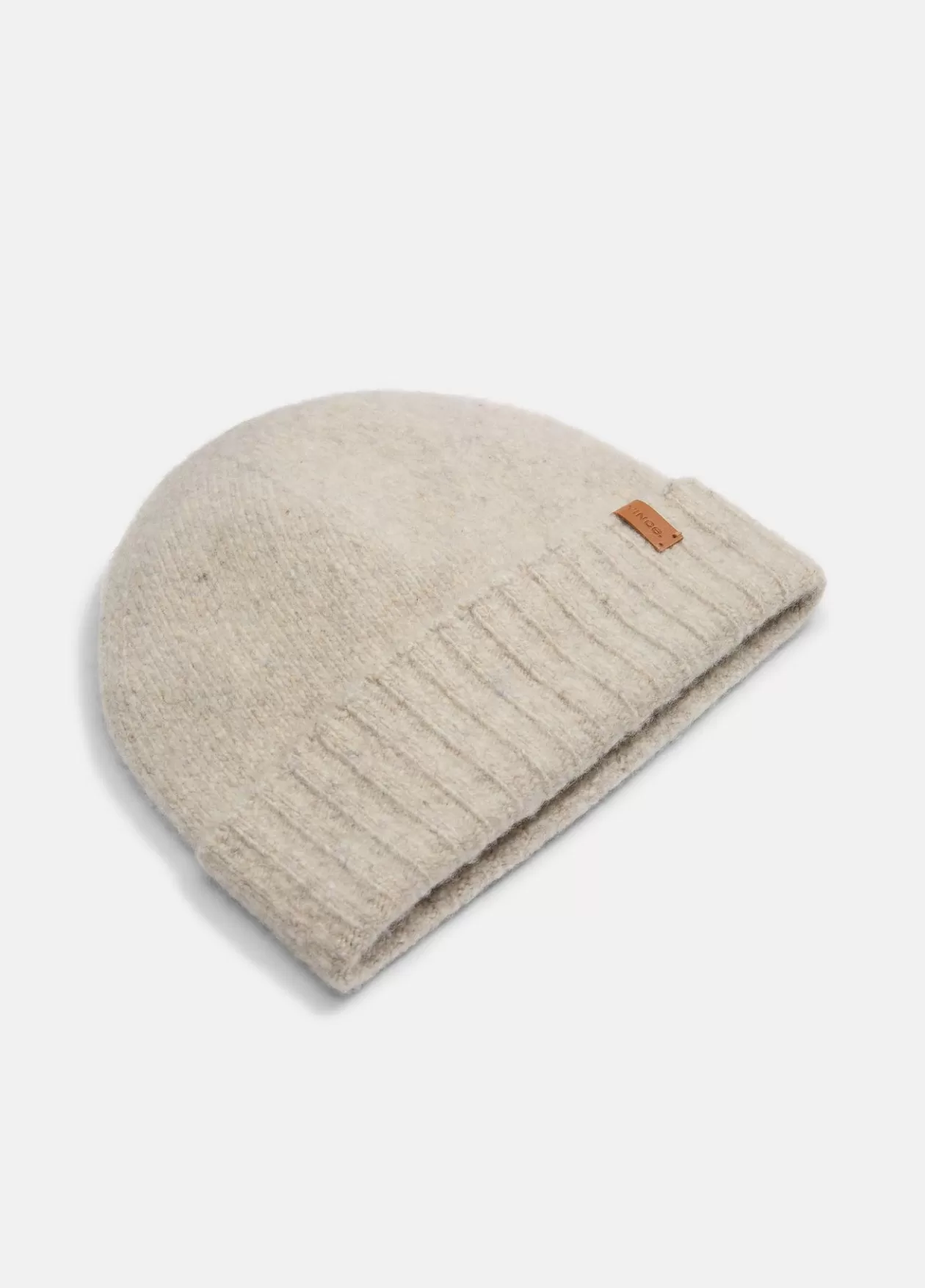 Best Vince Donegal Cashmere Jersey Beanie biscuit