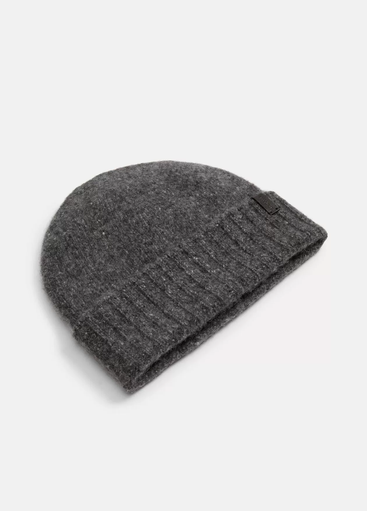 Cheap Vince Donegal Cashmere Jersey Beanie charcoal