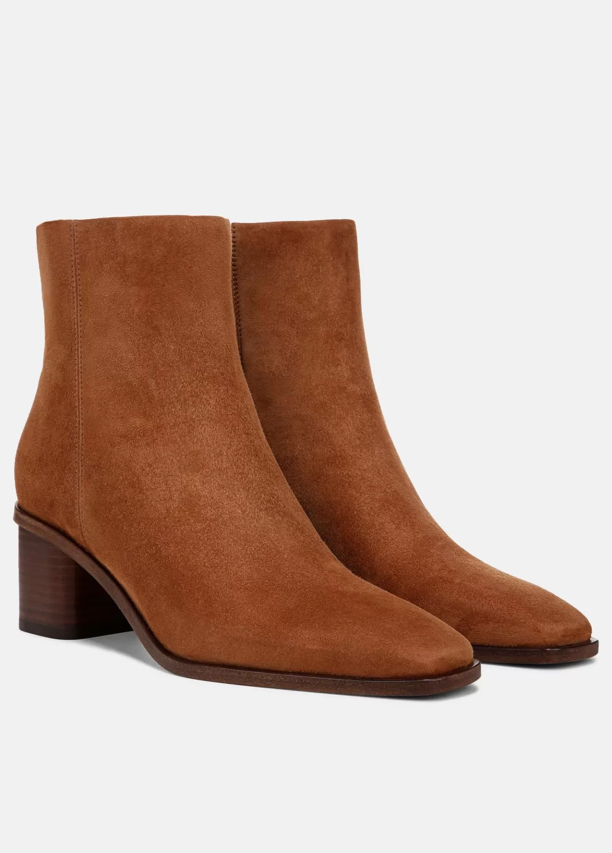 Best Sale Vince Gema Suede Ankle Boot dark sequoia brown