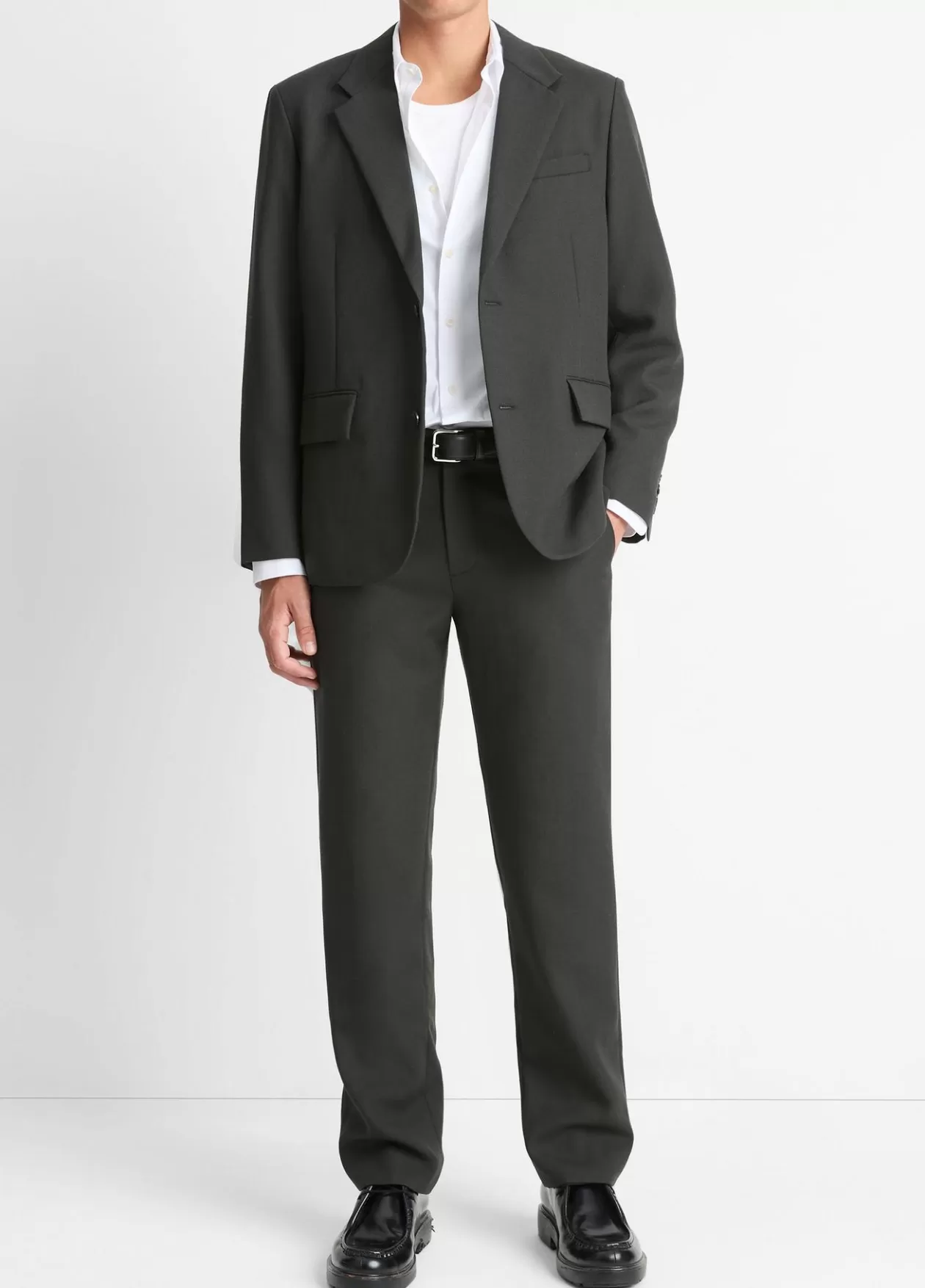 Best Vince Italian Wool Blazer black