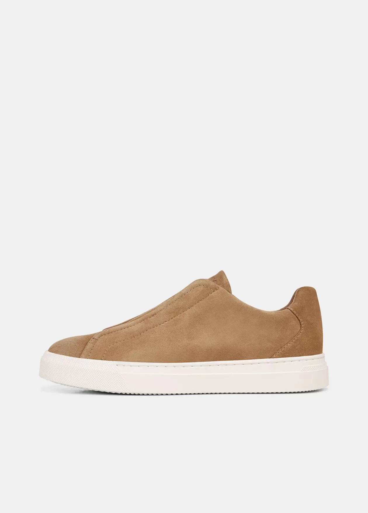 Cheap Vince Lakewood Suede Sneaker new camel