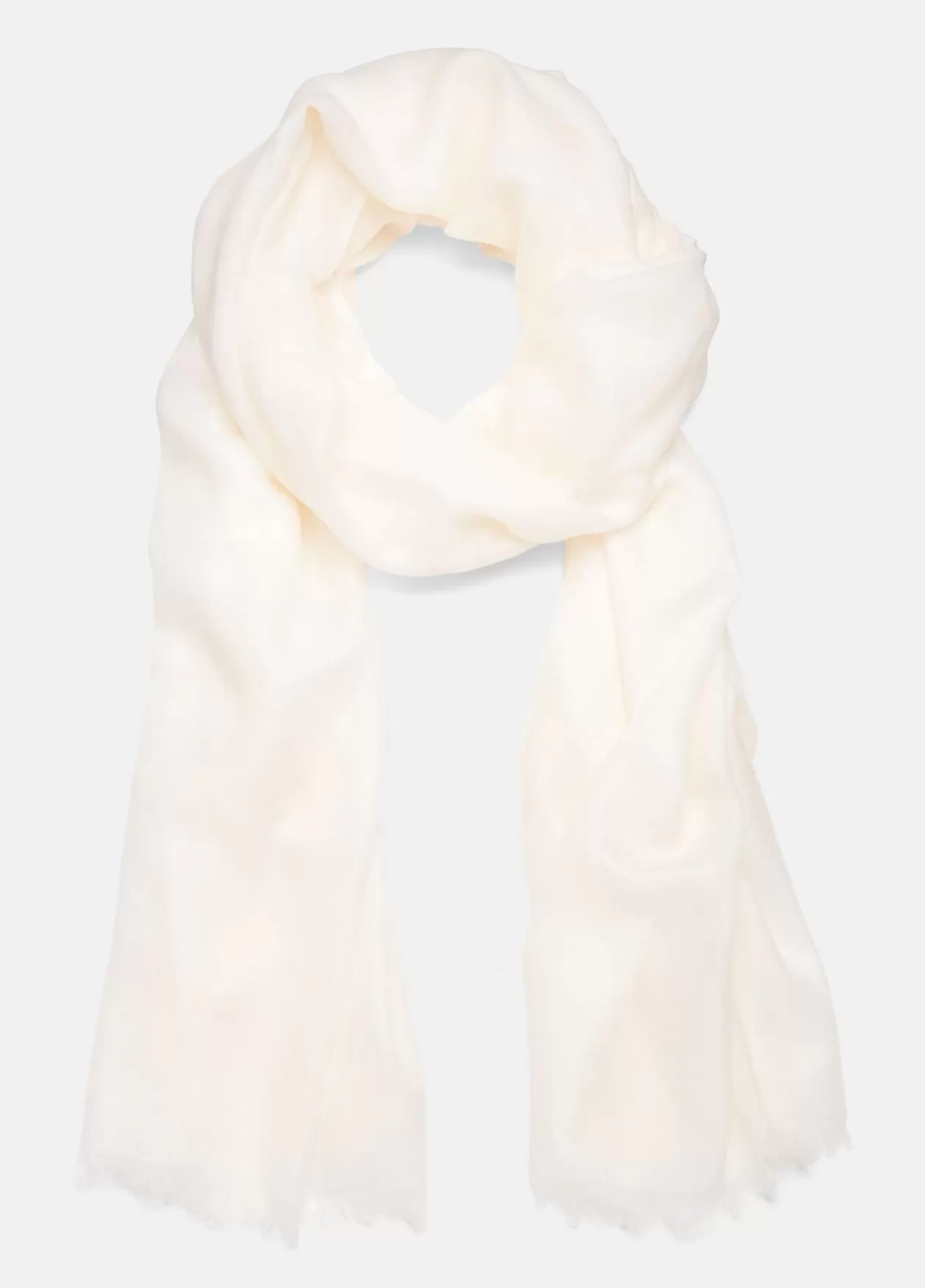 Clearance Vince Lightweight Cashmere Scarf optic white