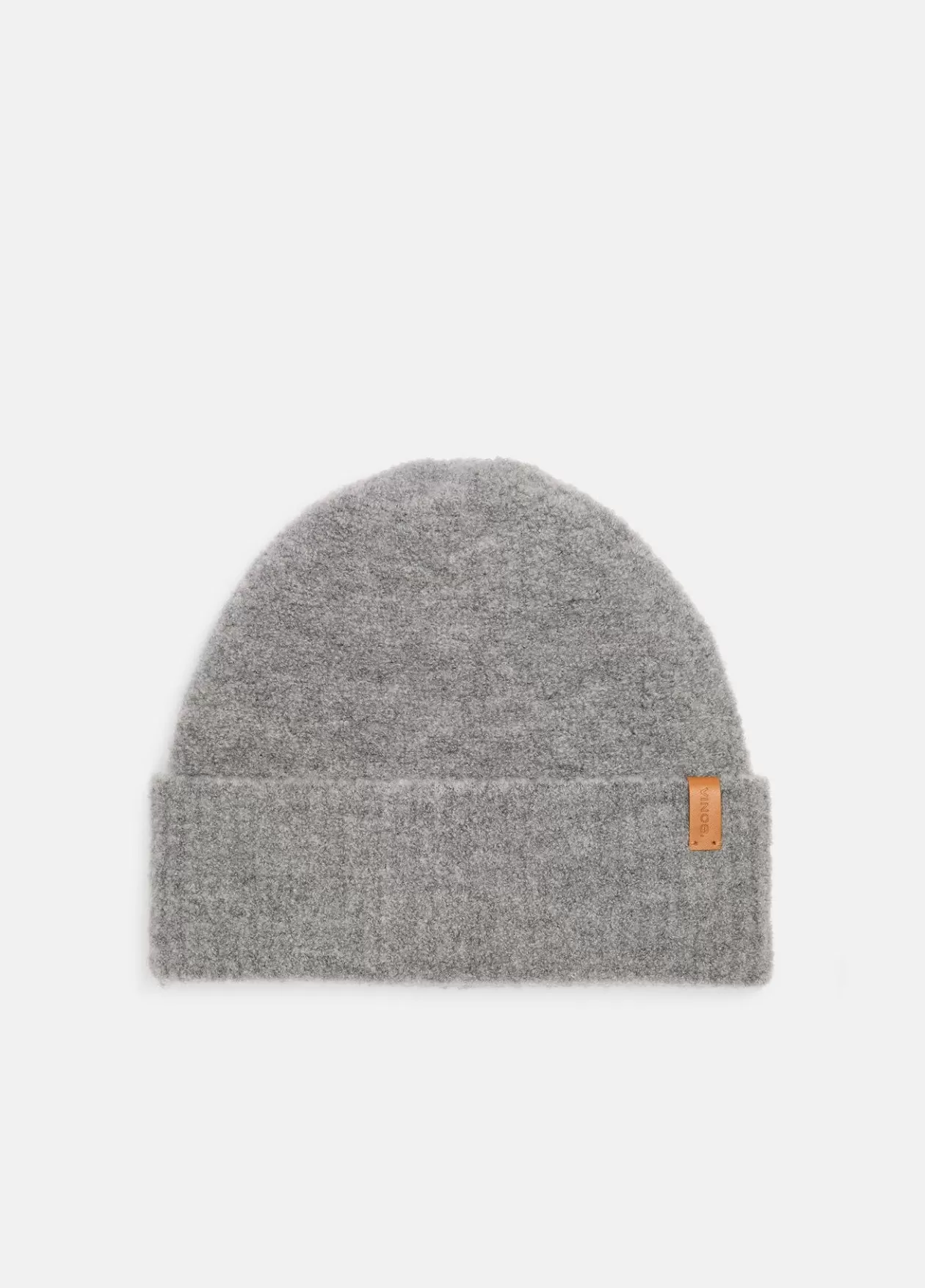 Sale Vince Merino Wool-Blend Bouclé Beanie heather grey