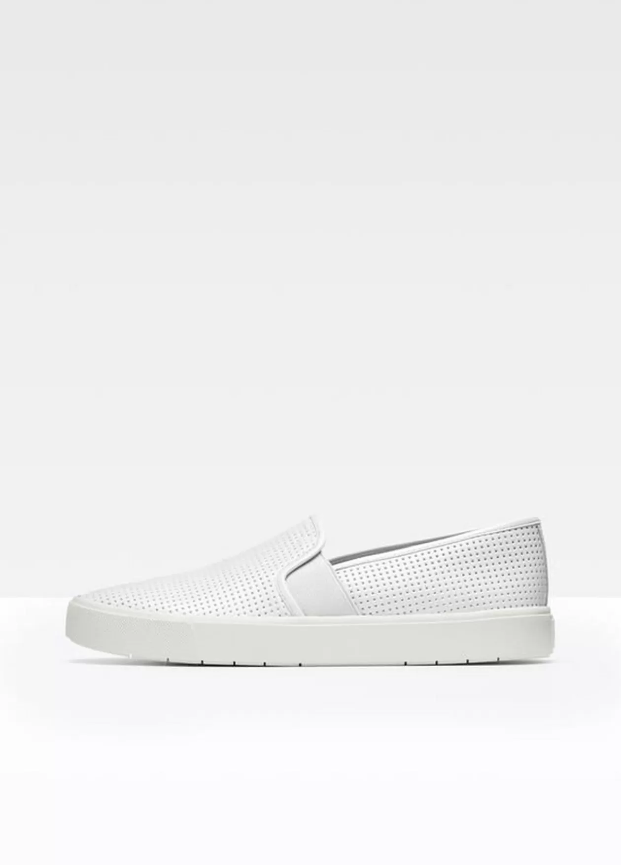 Cheap Vince Perforated Leather Blair Sneaker white