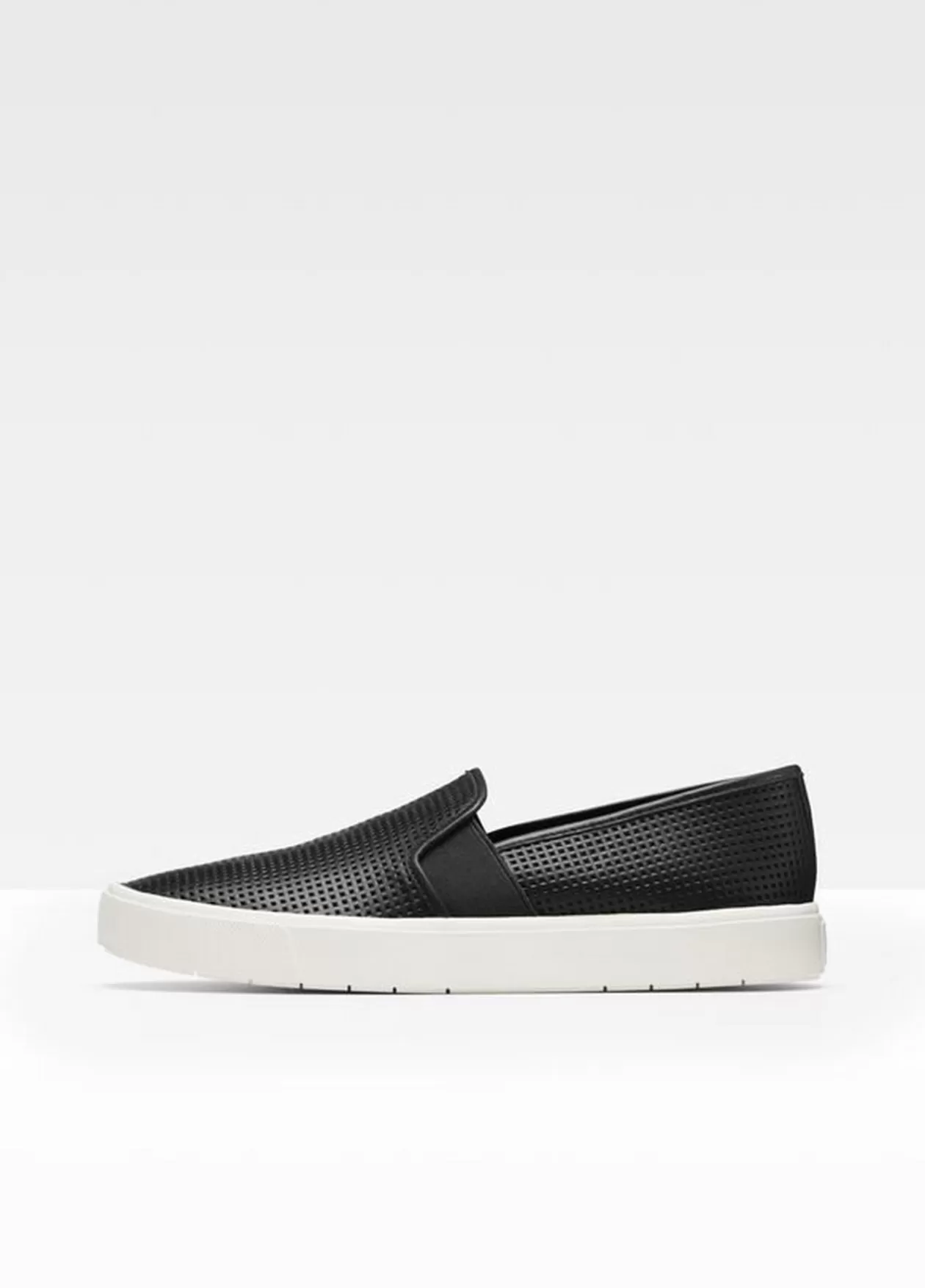 Best Vince Perforated Leather Blair Sneaker black