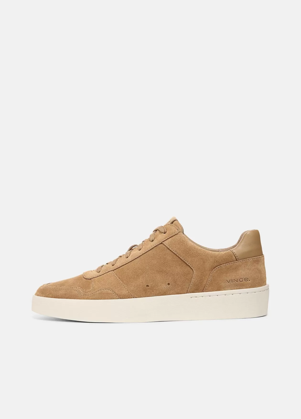 Best Sale Vince Peyton Leather Lace-Up Sneaker new camel