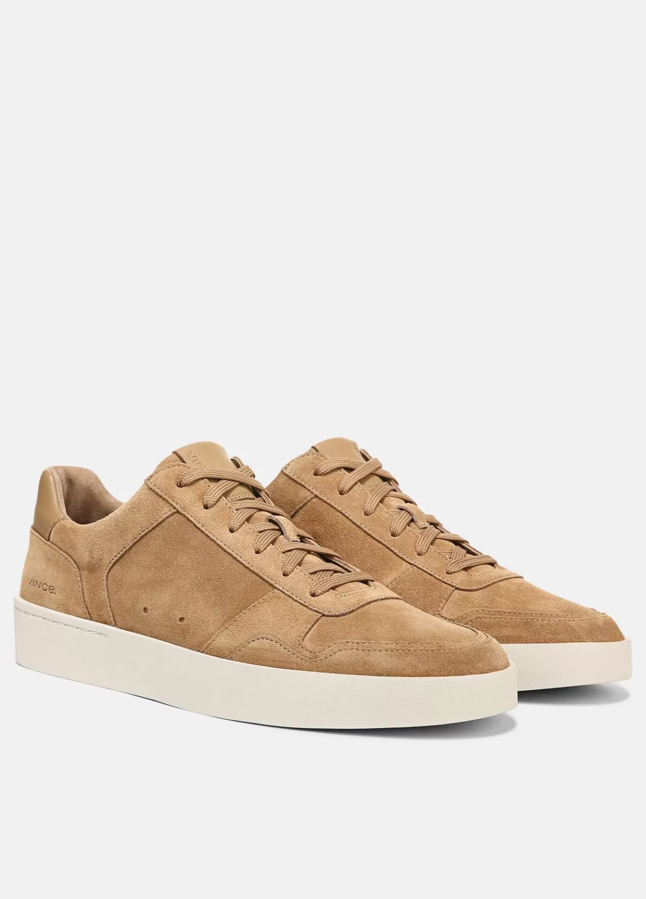 Best Sale Vince Peyton Leather Lace-Up Sneaker new camel