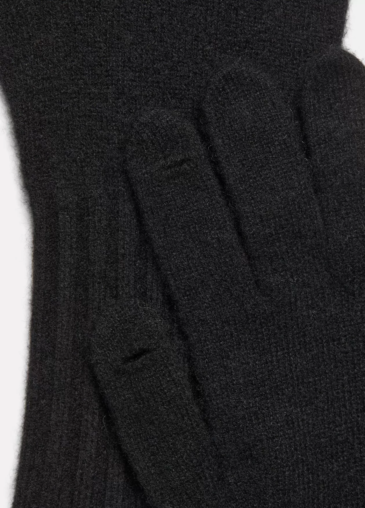 Cheap Vince Plush Cashmere Glove black