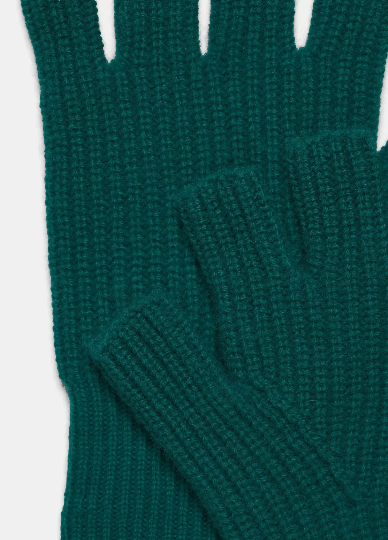 Shop Vince Plush Cashmere Rib-Knit Fingerless Glove juniper