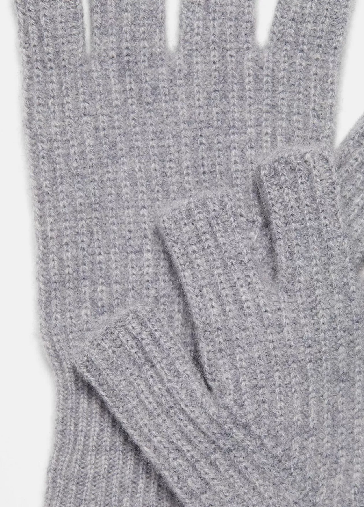 Best Vince Plush Cashmere Rib-Knit Fingerless Glove grey