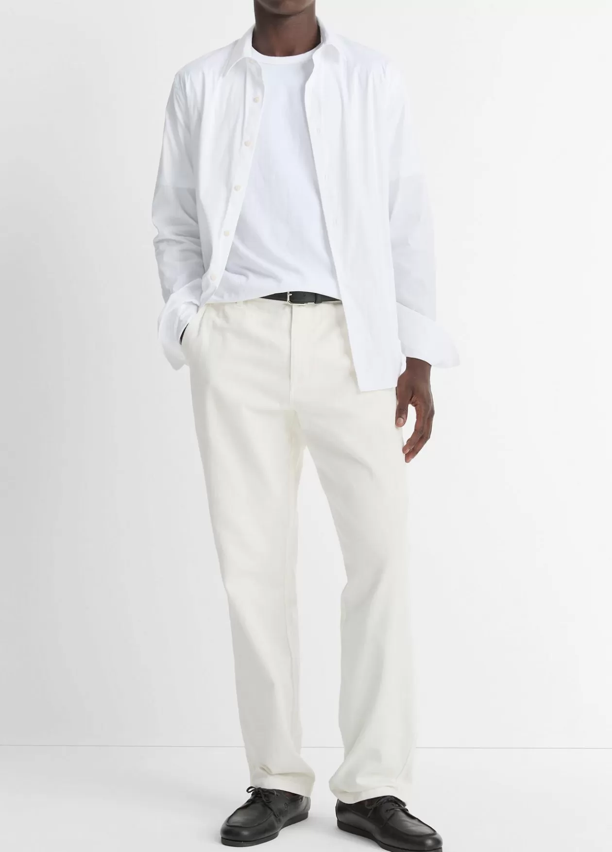 Flash Sale Vince Relaxed 5-Pocket Cotton Pant off white