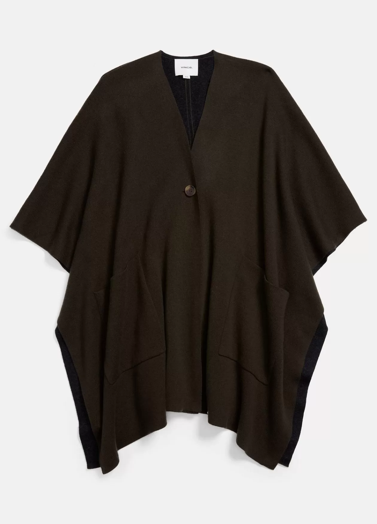 Best Vince Wool and Cashmere Double-Face Cape vine